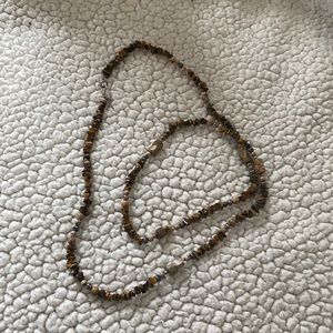 Tigers Eye stone necklace